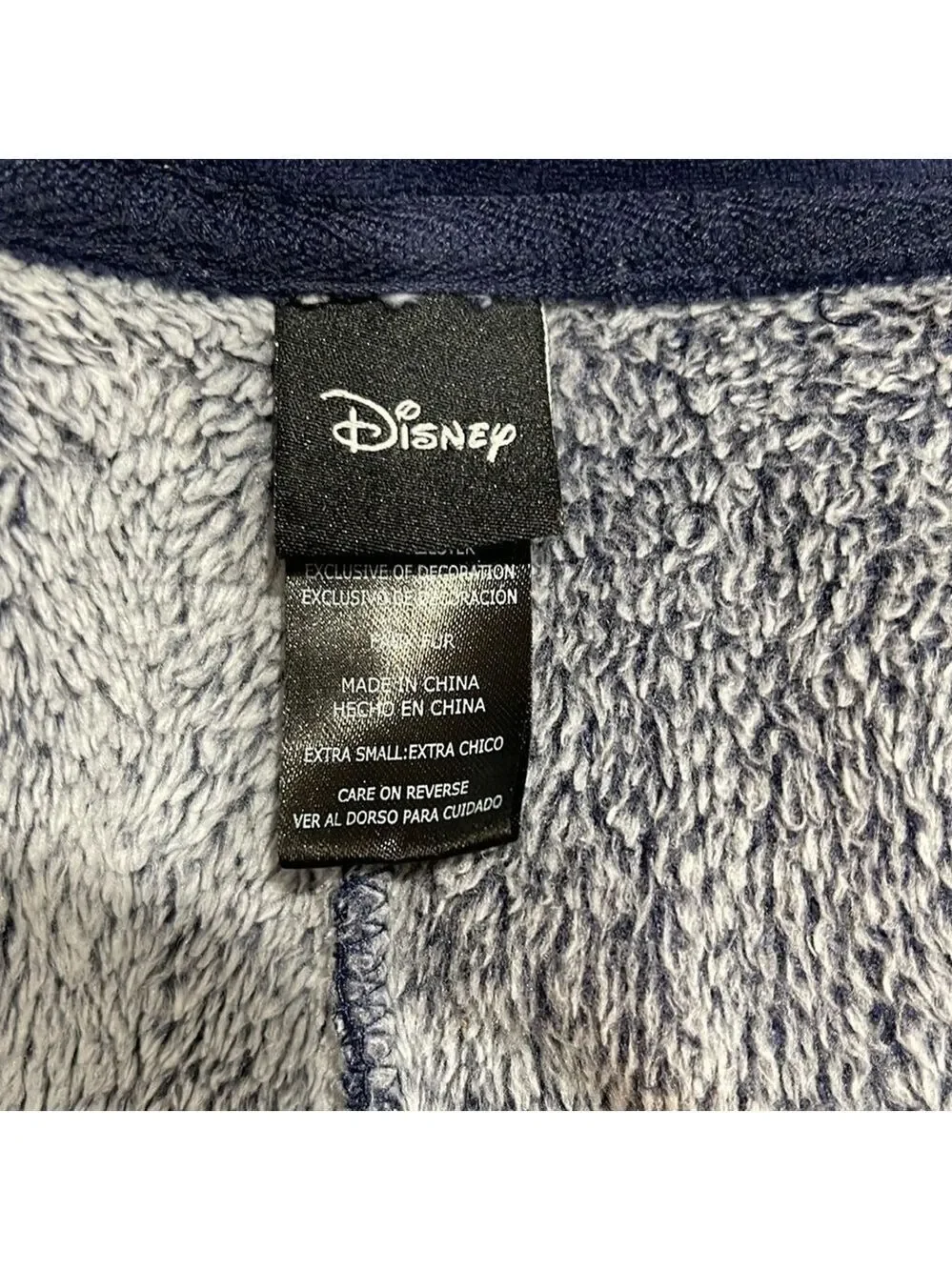 Disney Plush Hooded Onesie Mickey Mouse Pajamas SZ XS Oversized